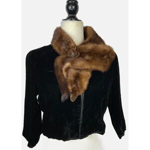 Vintage 1930’s full body mink shoulder shrug
